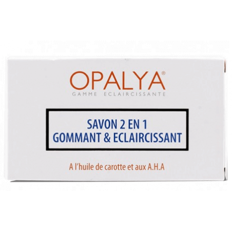 Opalya - Savon 2 en 1 Gommant & Eclaircissant