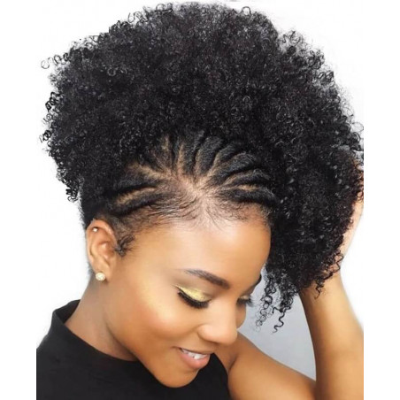Ponytail Afro Kinky Curl