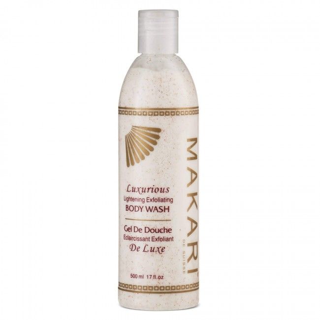 Gel de douche éclaircissant et exfoliant - Makari