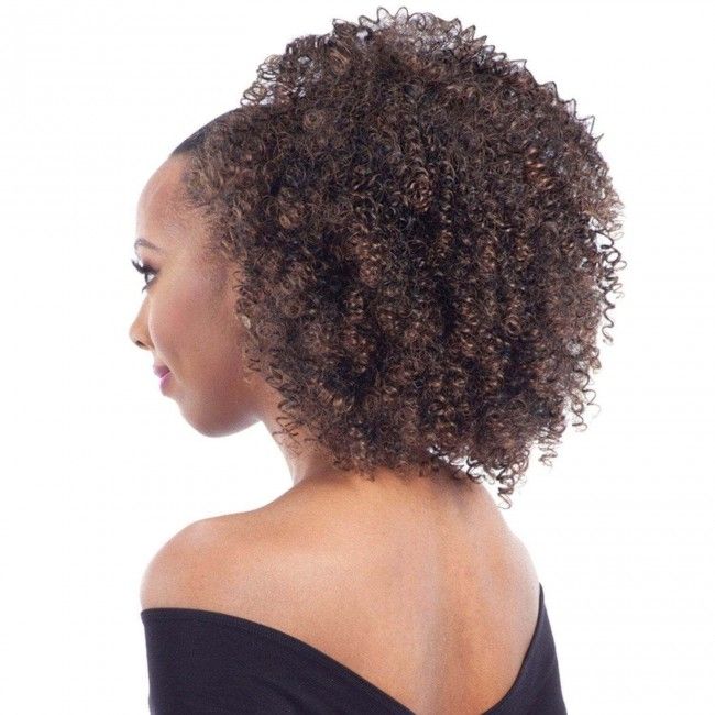 Drawstring Ponytail Kinky Curl 100% human hair