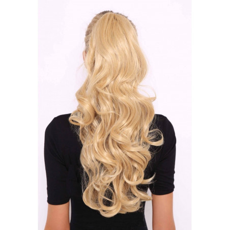 Drawstring Ponytail 100% human hair color 613