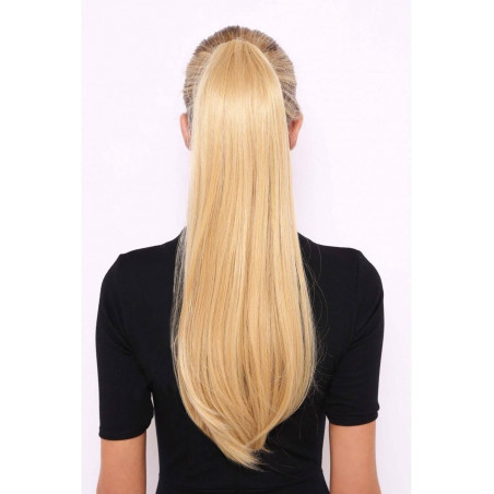 Drawstring Ponytail 100% human hair color 613