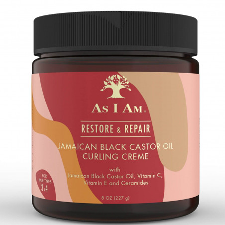 As I Am - Restore and Repair - Jamaican Black Castor Oil Curling Creme