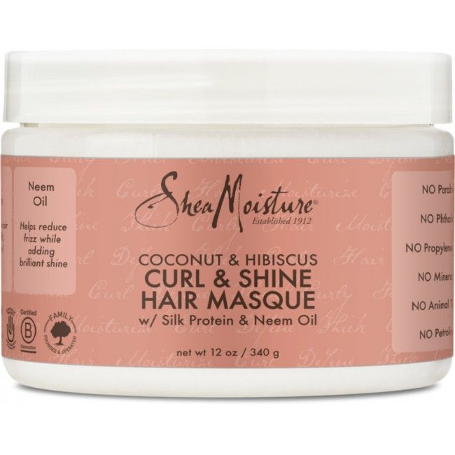 Shea Moisture - Coconut & Hibiscus - Curl and Shine Hair Masque