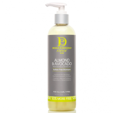 Design Essentials Natural Almond & Avocado Moisturizing & Detangling Sulfate-Free Shampoo