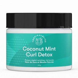 Tropikalbliss - Coconut Mint Curl Detox masque