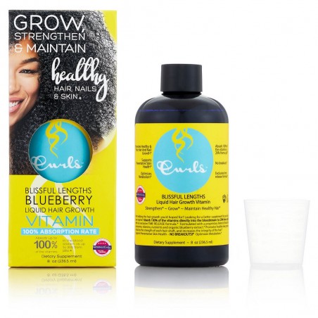 Curls - Blissful Lengths Blueberry Liquid Hair Growth Vitamin