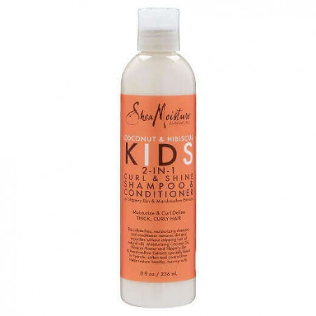 Shea Moisture Coconut & Hibiscus Kids 2 in 1 Curl & Shine shampoo & conditioner