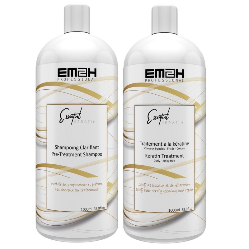 Essential Keratin  kit de lissage pour cheveux afros