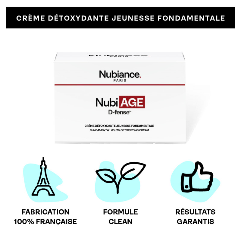 Nubiance Paris - NubiAGE D-fense - Crema antiedad