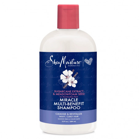 Shea Moisture - Sugarcane Extract and Meadowfoam Seed - Miracle Multi Benefit Shampoo