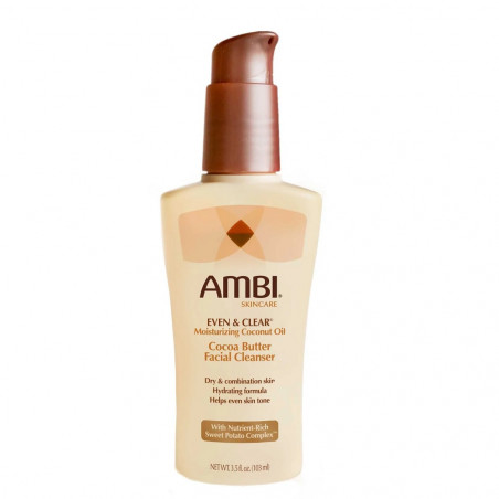 Ambi Even & Clear Cocoa Butter Facial Cleanser - Nettoyant hydratant