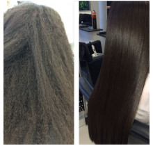 Essential Keratin  Kit de Lissage brésilien cheveux crépus