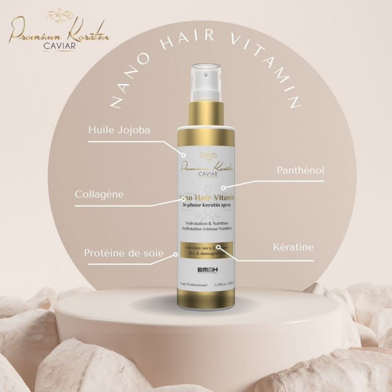 Nano Hair Vitamin - Soin thermo-protecteur