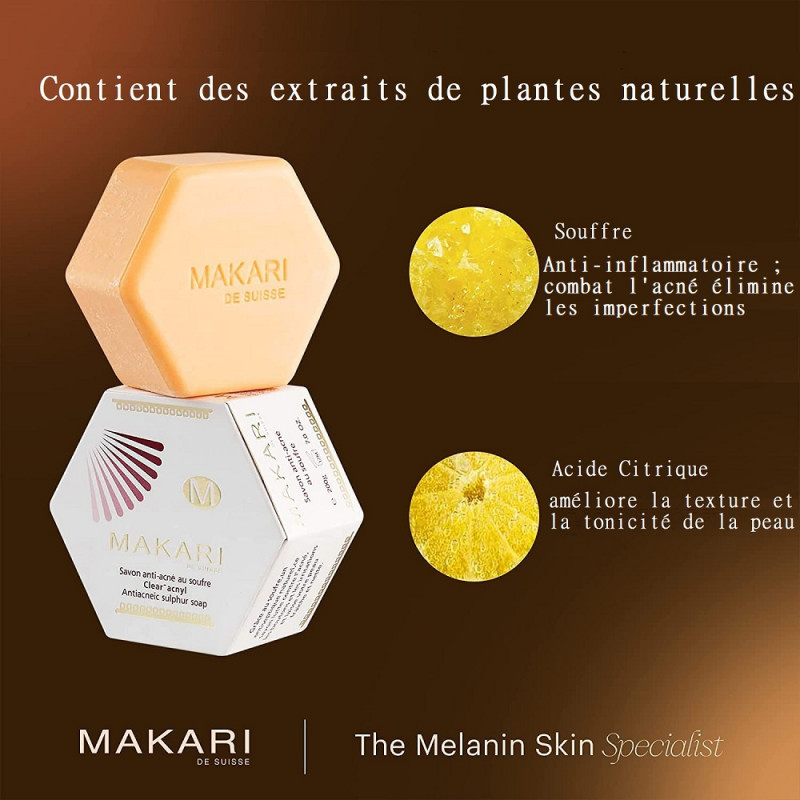 Makari - Clear - Acnyl - Antiacneic Sulphur Soap
