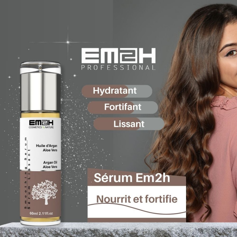 Sérum lissant pour cheveux - Em2h