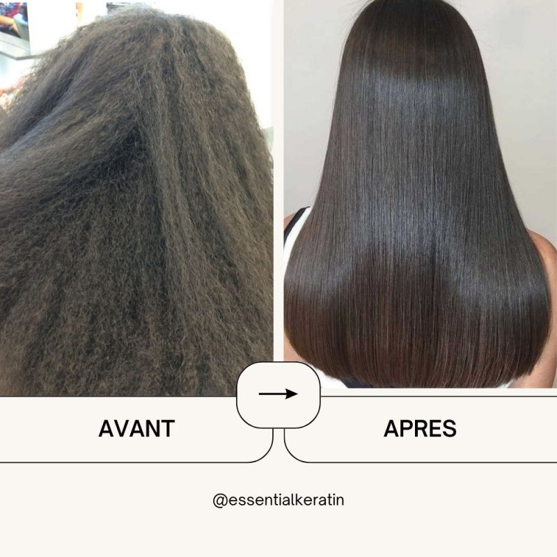 Essential Keratin  kit de lissage pour cheveux afros