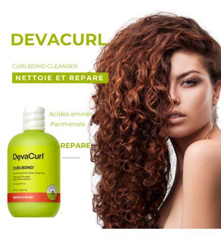 DevaCurl Curlbond Cleanser - Shampoing réparateur 946ml