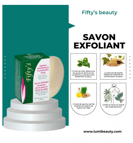 Fifty's - Ageless Exfoliating & Complexion soap