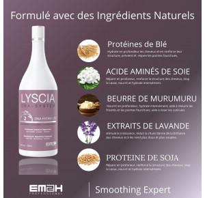 Lyscia kit de lissage au tanin et l'adn