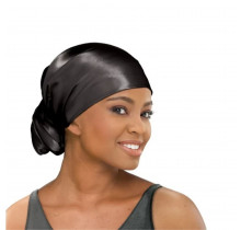 Stay On Satin - Wrapping Scarf Black 1170