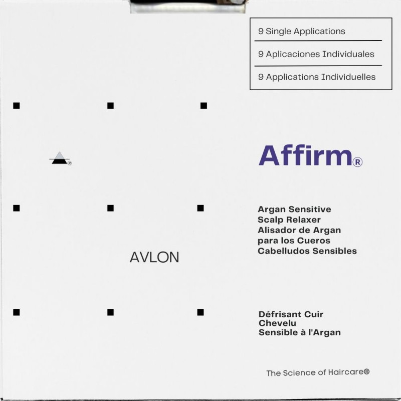 Affirm Sensitive relaxer kit 9 applications