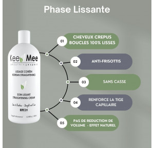Kee Mee Straigthening Cream - Lissage Coréen Soin à lissant 500ml
