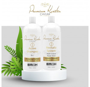 Premium Keratin Caviar Lissage brésilien kit de 1000ml