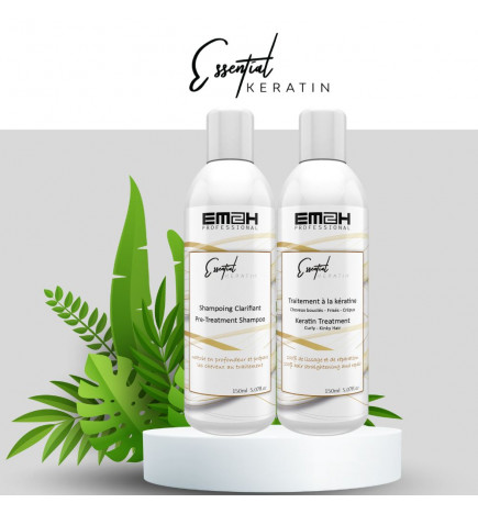 Essential Keratin  kit de lissage pour cheveux afros
