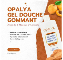 Opalya Gel de Ducha Exfoliante Aclarante 2 en 1 - Almendra