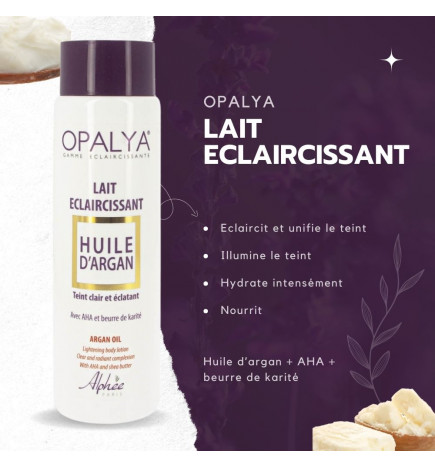 Opalya - Leche aclarante con aceite de Argán