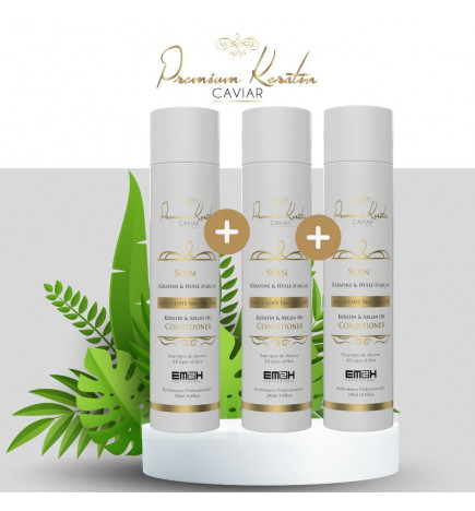 Premium Keratin Caviar - Conditioner 3-Pack