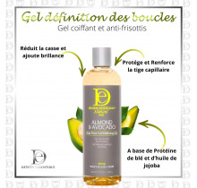 Design Essentials Almond Avocado Anti-frizz Curl Defining Gel - Gel definizione ricci e anti-crespo
