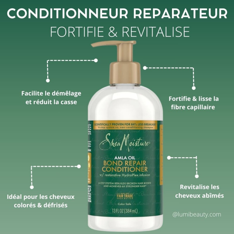 Shea Moisture Amla Oil Bond Repair Conditioner | Intensieve herstellende en versterkende behandeling