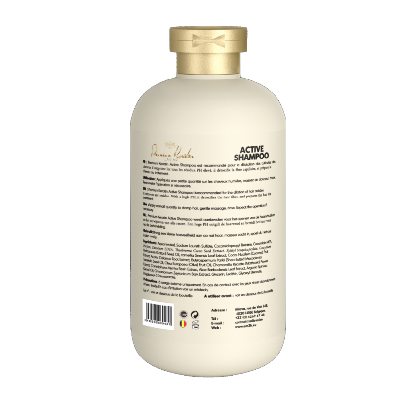 Premium Keratin Caviar Active Shampoo - Shampoing clarifiant