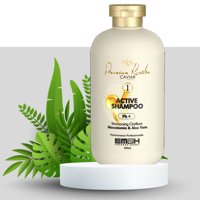 Premium Keratin Caviar Active Shampoo - Shampoing clarifiant - 500ml Premium Keratin Caviar Active Shampoo - Shampoing clarifiant - 500ml