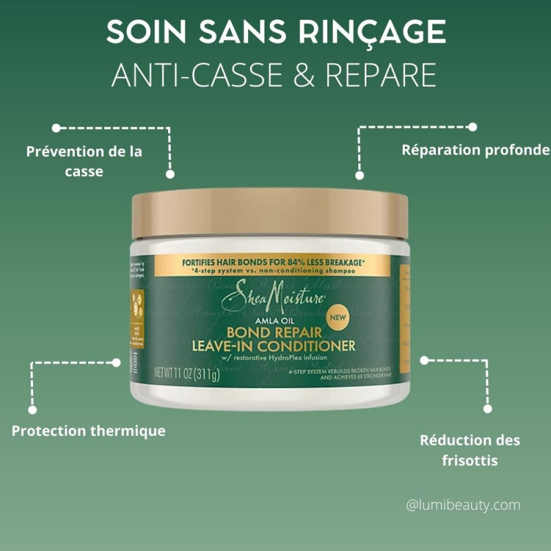 Shea Moisture Amla Oil Bond Repair Leave-In Conditioner