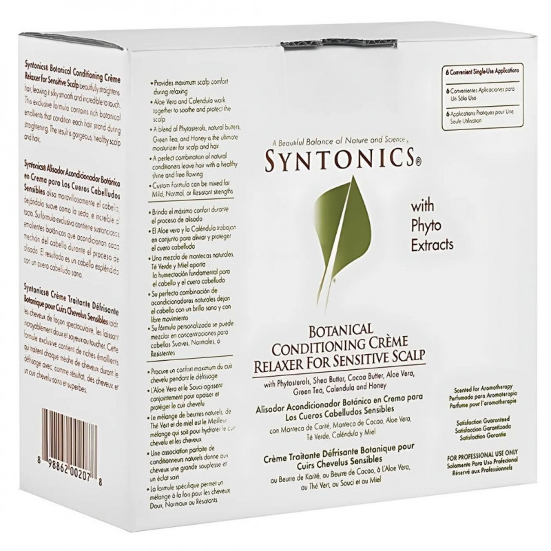 Syntonics Botanical conditioning Crème Relaxer for Sensitive Scalp