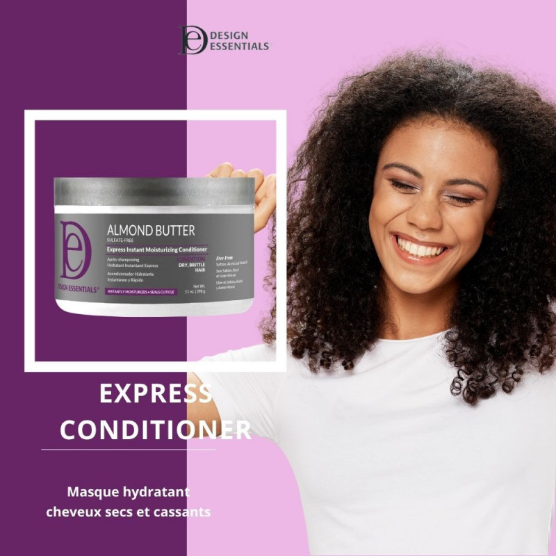 Design Essentials - Almond Butter - Express Instant Moisturizing Conditioner 306g