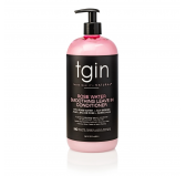 TGIN Rose Water Leave-In Conditioner | Hydratant Lissant Sans Rinçage | Cheveux Bouclés, Frisés & Secs| 32oz