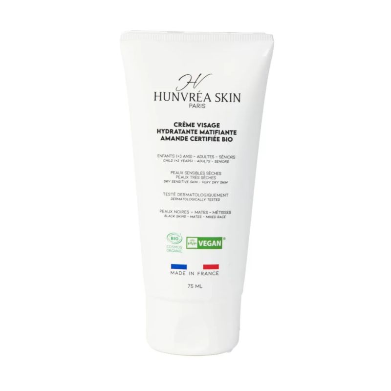 Hunvréa Skin Crème Visage 75 ml – Soin Hydratant & Nourrissant