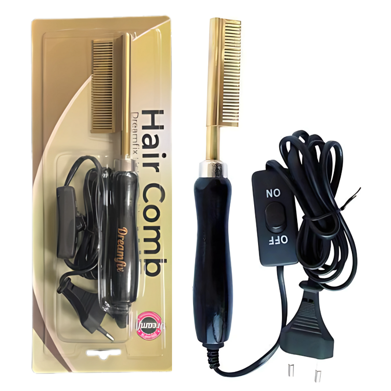 Peigne chauffant à défriser ou à crêper