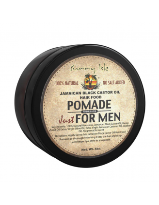 Sunny Isle Pommade Homme – Huile de Ricin Noire Jamaïcaine 113 g
