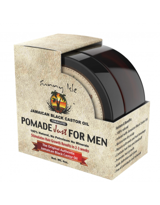 Sunny Isle Pommade Homme – Huile de Ricin Noire Jamaïcaine 113 g