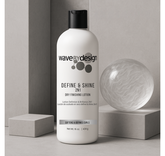 Design Essentials - Wave By Design Define & Shine 2N1 Dry Finishing Lotion