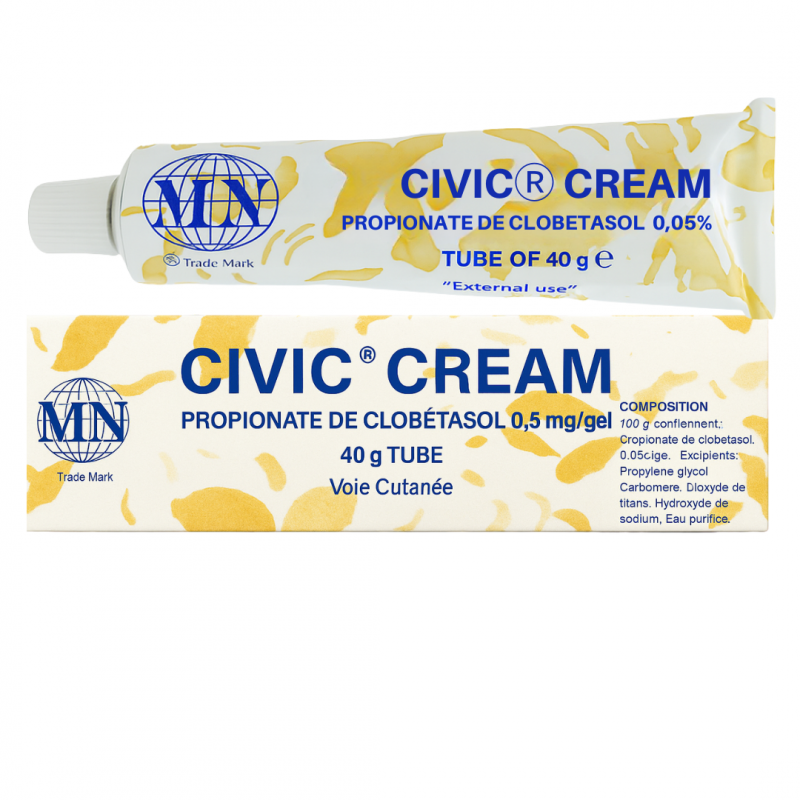 Civic Cream – Crème Éclaircissante & Hydratante pour Peau Radieuse Civic Cream – Crème Éclaircissante & Hydratante pour Peau Radieuse