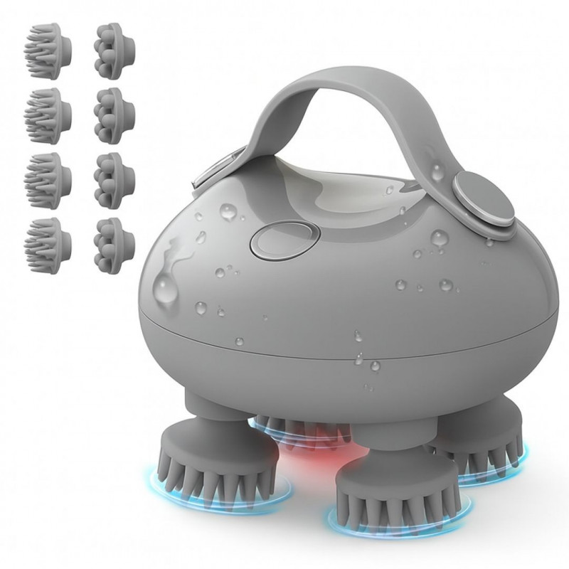 EM2H - Brosse de Massage Électrique pour le Cuir Chevelu