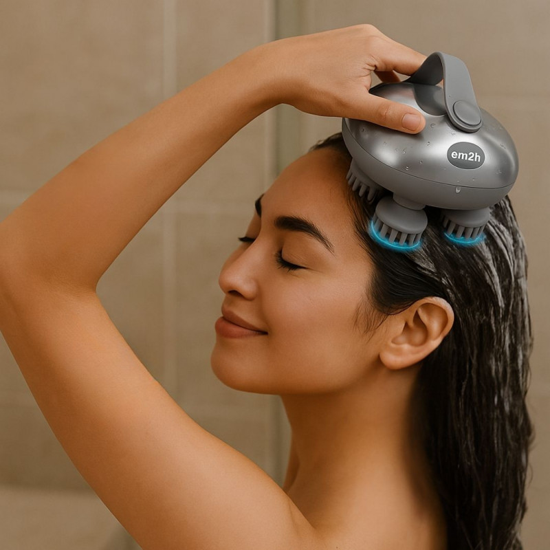 Ectric Scalp Massage Brush – Hair Growth & Relaxation