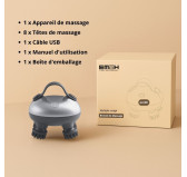 EM2H - Brosse de Massage Électrique pour le Cuir Chevelu