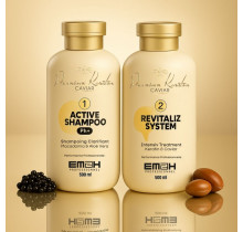 Premium Keratin Caviar Gladmakende Verzorging kit 500ml